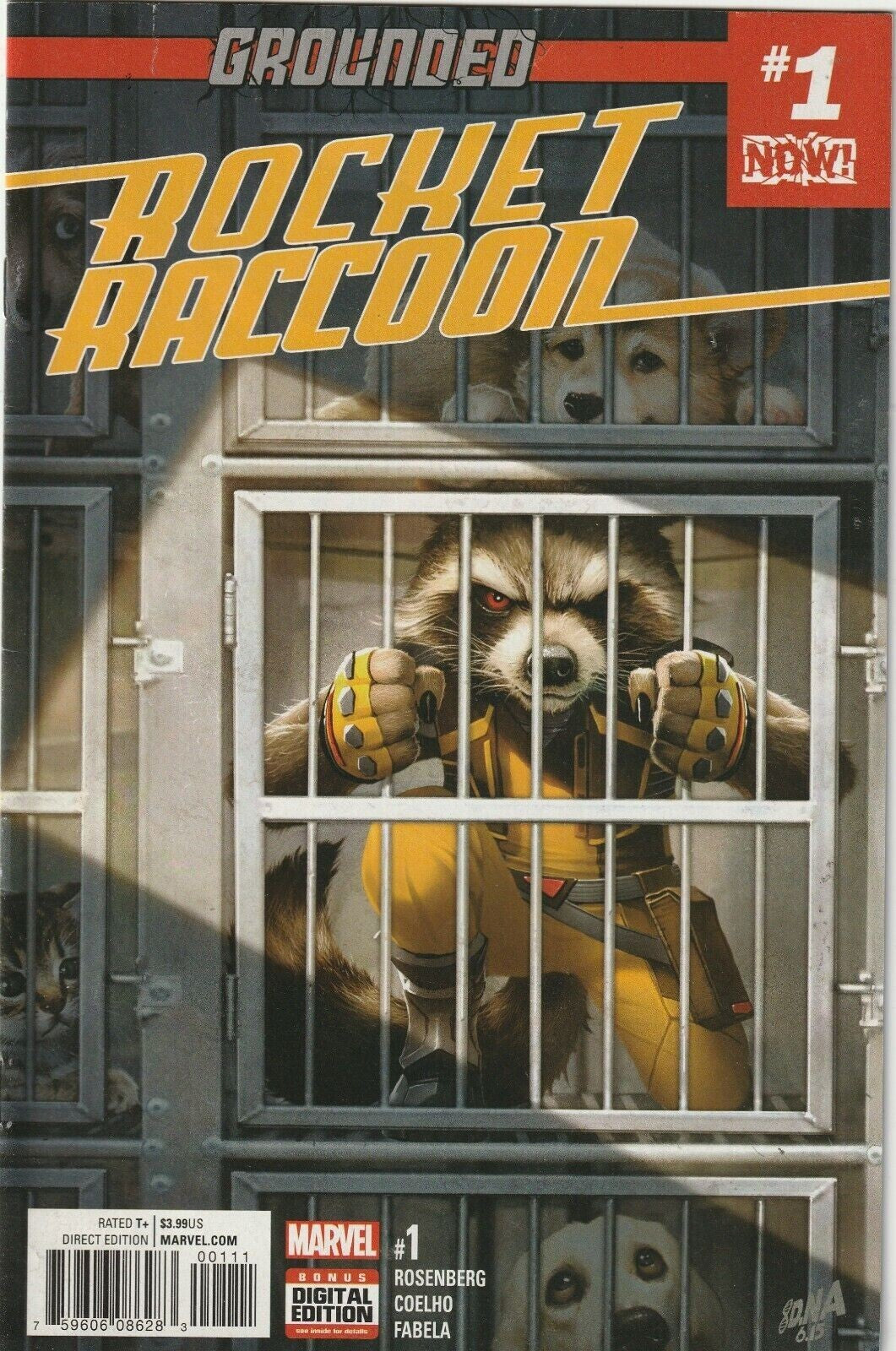 Rocket Raccoon #1 Marvel NOW Comics, Grounded (2017, Marvel Comics) NM CONDITION