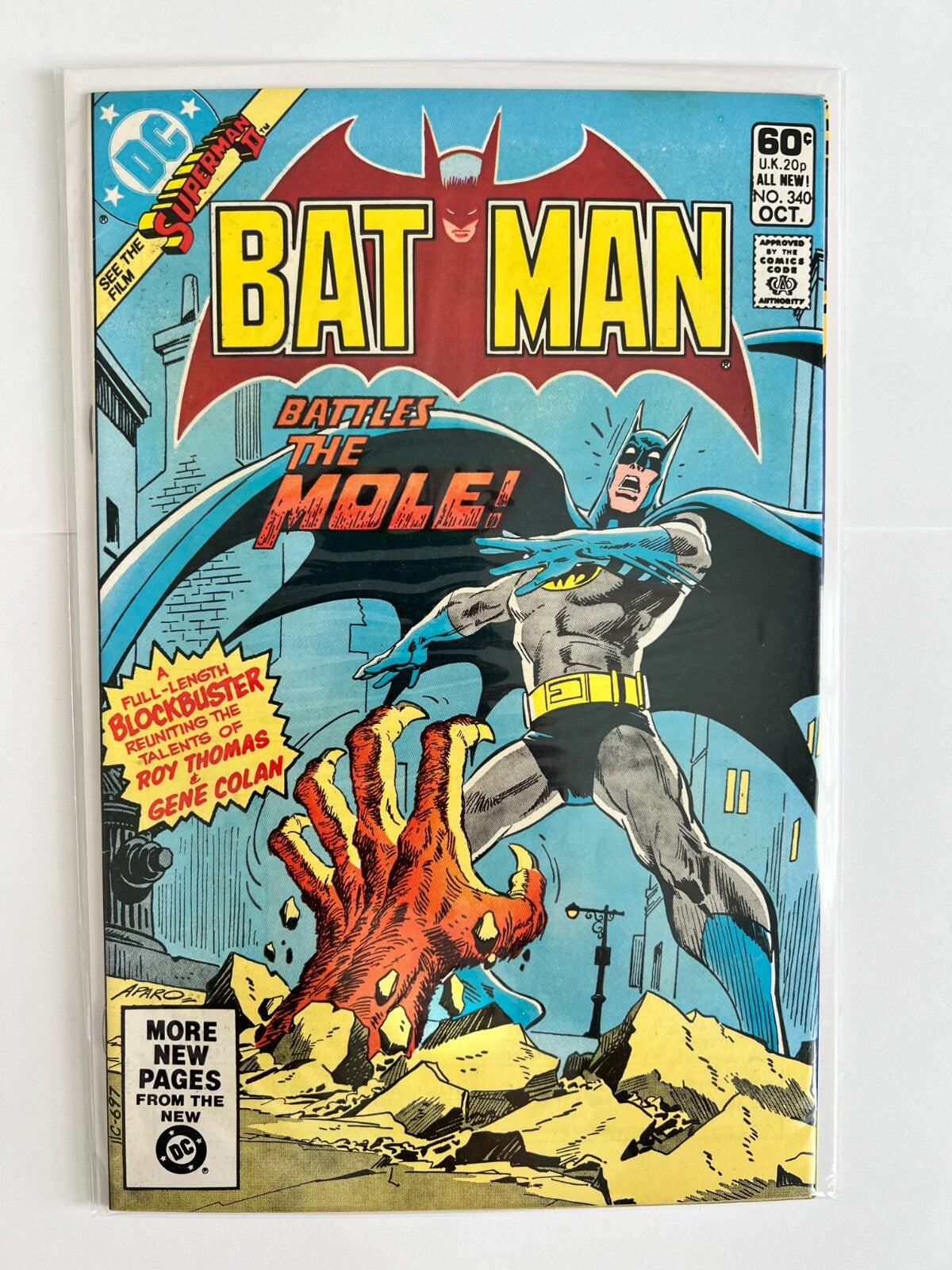 LOT-3 DC BATMAN #302 340 379 BRONZE AGE SEE PHOTOS