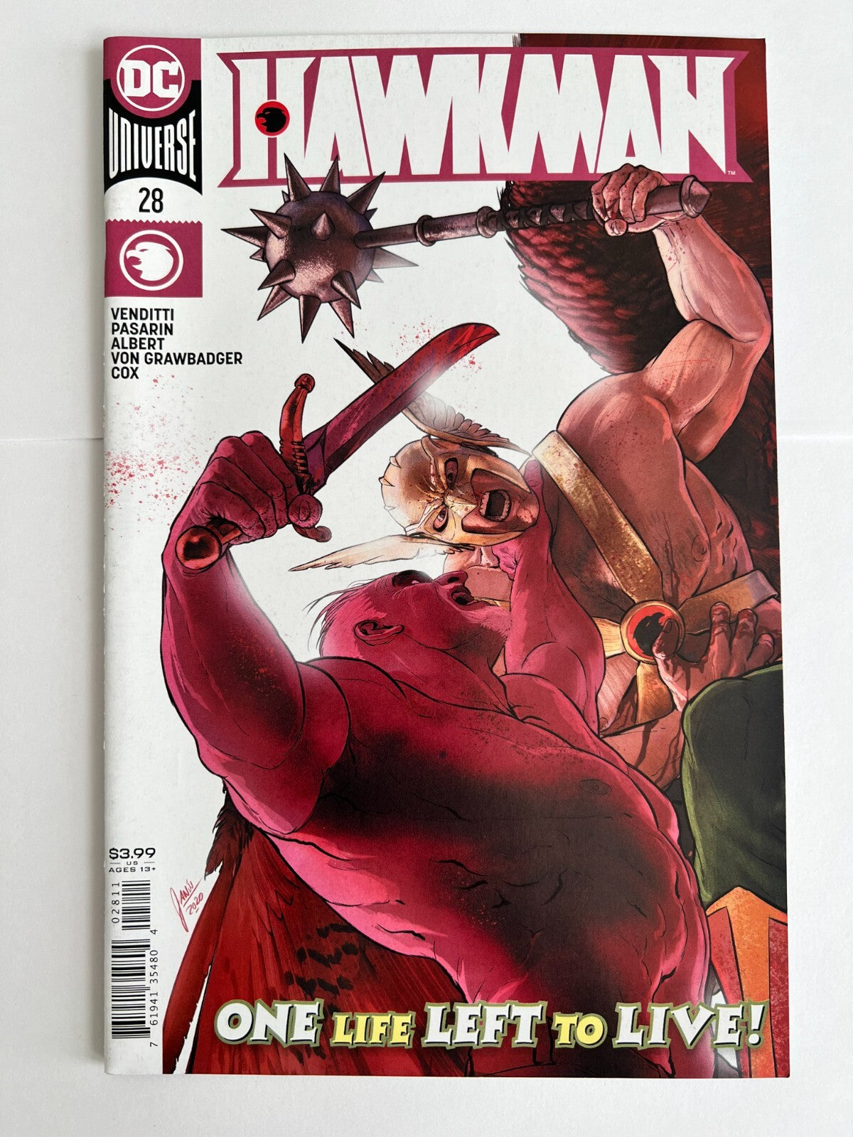 Hawkman (2018 series) #28  NM Condition