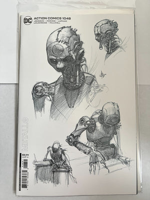 Action Comics #1048 Cover E Riccardo Federici Design Card Stock Variant RARE