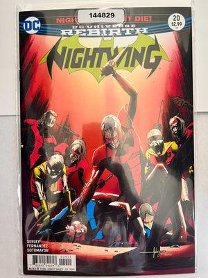 NIGHTWING LOT OF 2 COMICS #20 DC UNIVERSE REBIRTH COVER A AND VARIANT