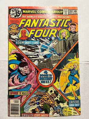FANTASTIC FOUR #201, WHITMAN VARIANT, BRONZE AGE, FINE, 1978