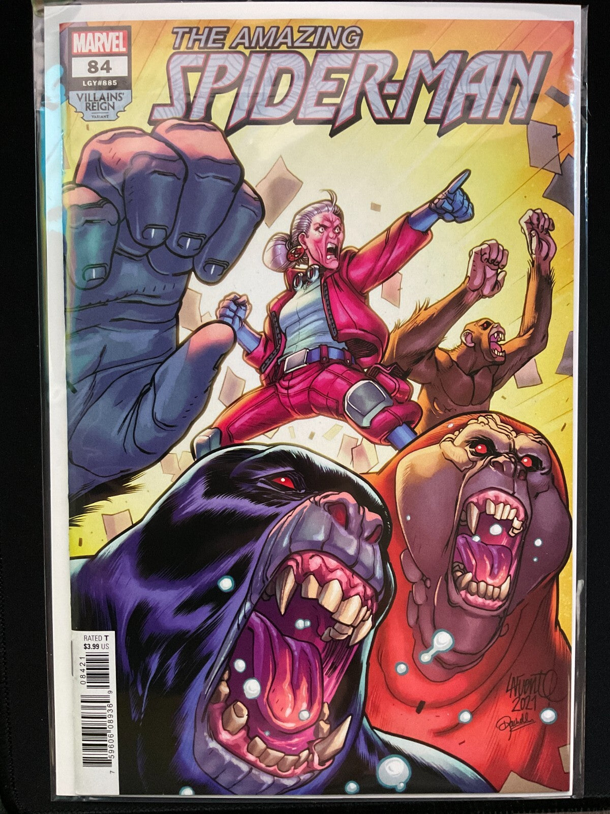 Marvel Comics Amazing Spider-Man #84 Villains Reign Variant 2022 NM 