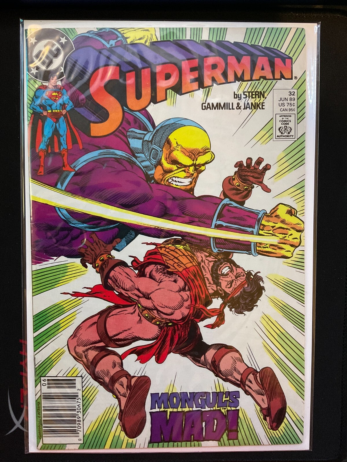 DC Comics Superman #32 June 1989 Mongul's Mad Vintage DC Comic Book