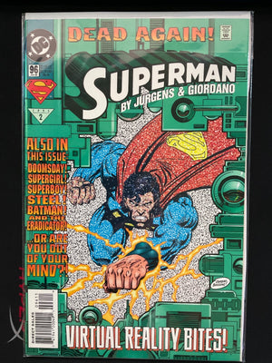 Superman #96 DC Comics 1995 Dan Jurgens, Dead Again!