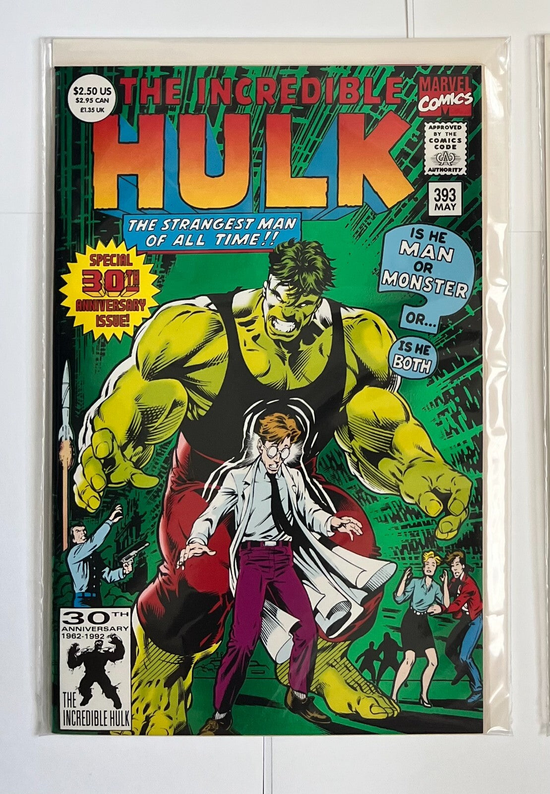 The Incredible Hulk #393 (Marvel Comics, 1992) - Green Foil - 30th Anniversary