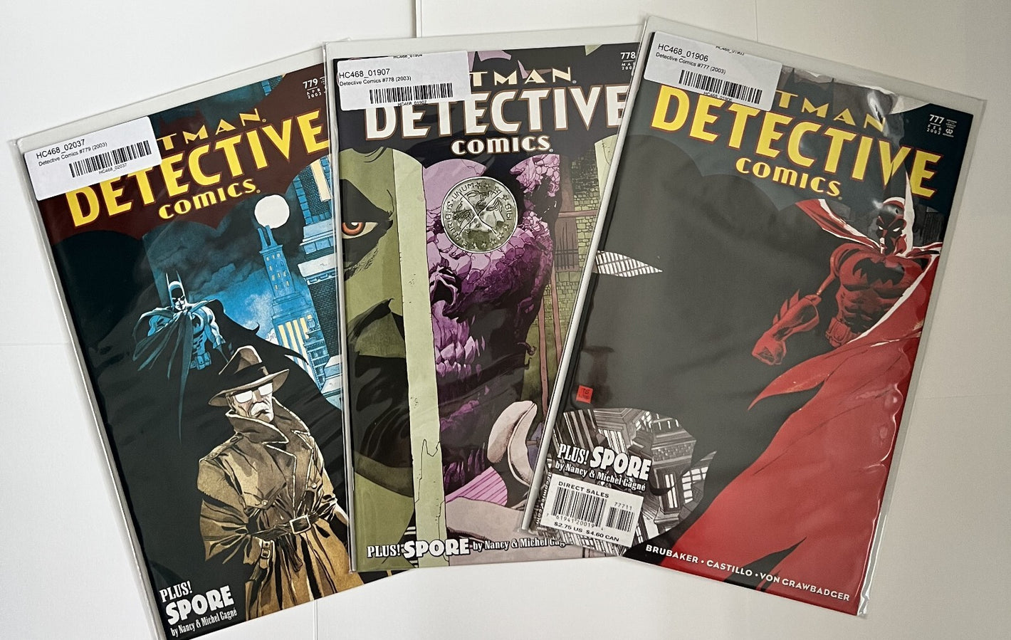 BATMAN DETECTIVE COMICS no. 777, 778, 779 2002 DC Comics