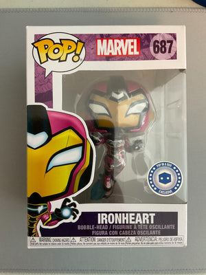 Funko Pop! Marvel IronHeart #687 Pop In A Box Exclusive