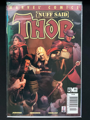 THOR #44 / 546 (2002 vol 2) "As Lives a Memory..." Jurgens + Immonen