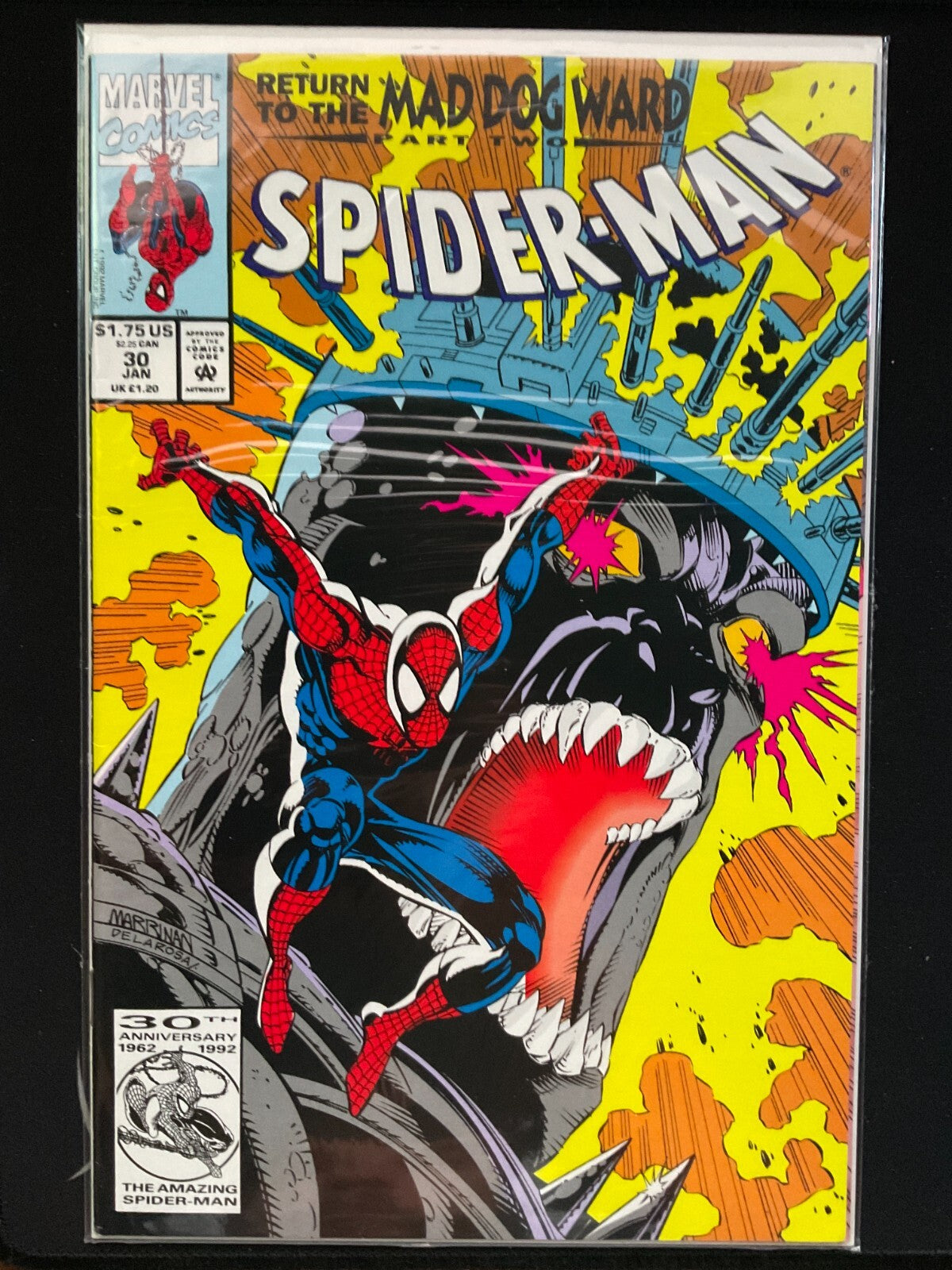 Spider-Man #30 Marvel Comics 1993 Return to mad dog ward part 2