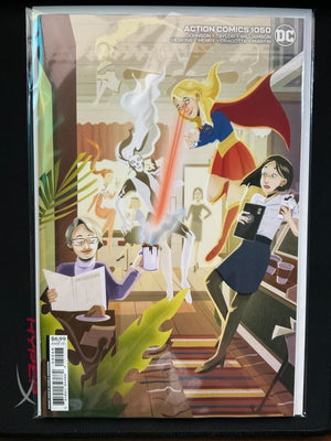 ACTION COMICS #1050 CVR O PAMELA HOOGEBOOM CARD STOCK VARIANT