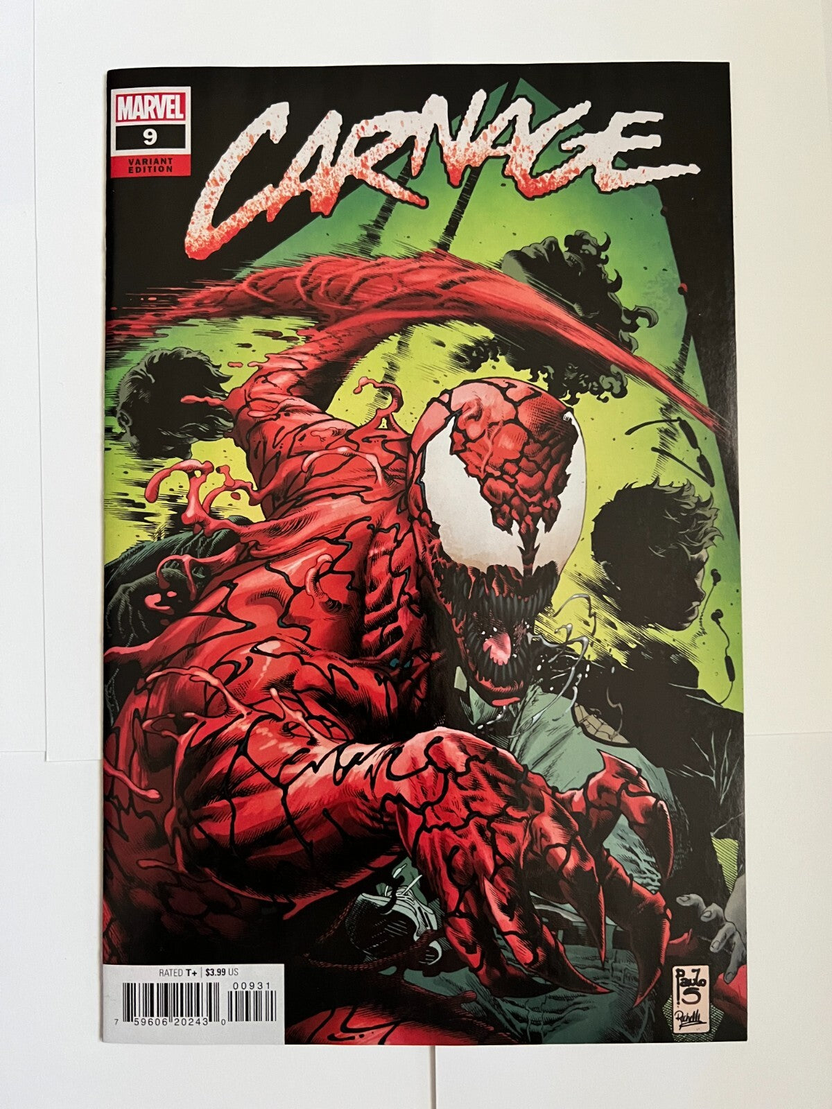 Carnage Vol 3 #9 Cover B Variant Paulo Siqueira Cover NM Condition