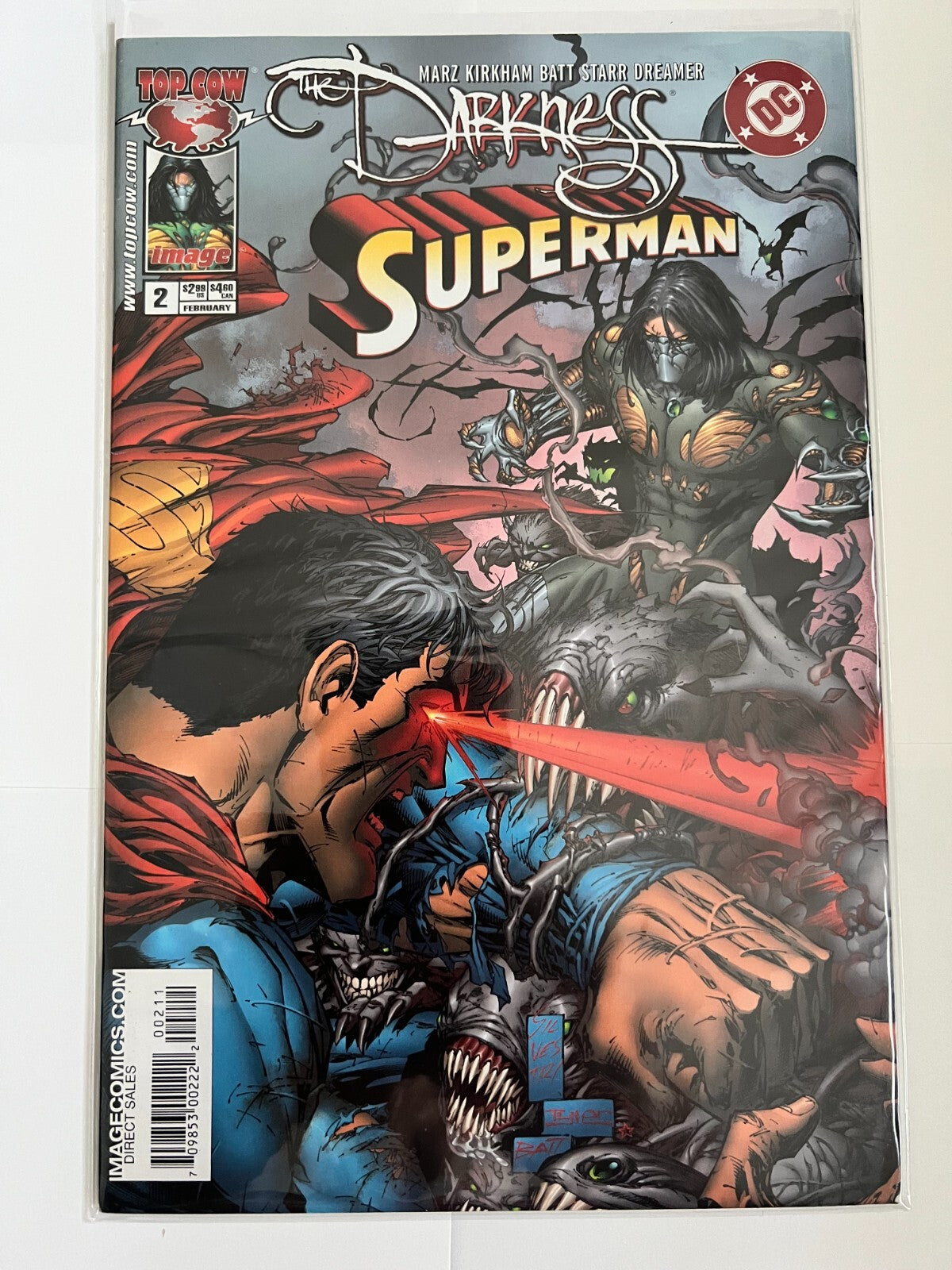 Top Cow DC Comics Image The Darkness Superman #2 Vol.1 Feb 2005