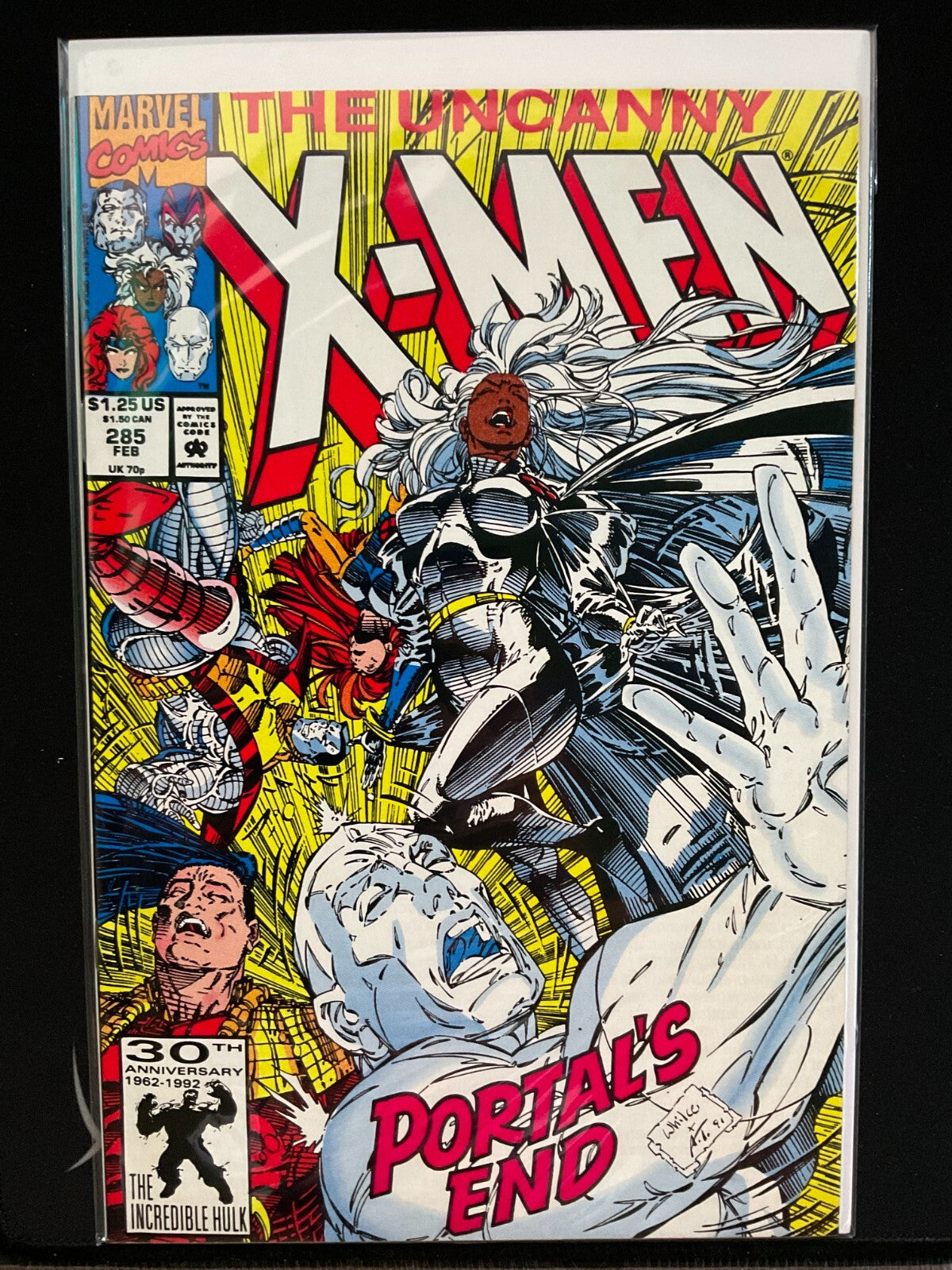 Uncanny X-Men #285 (Marvel 1992) Portal's End - Storm Colossus 