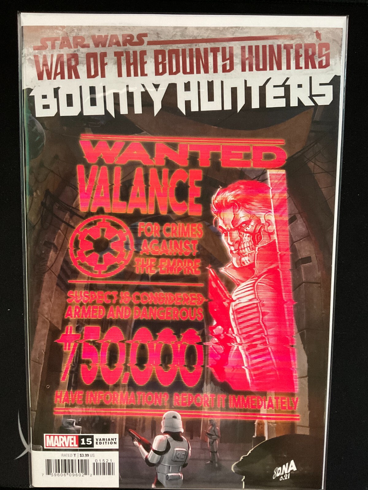 Star Wars Bounty Hunters #15 Variant Cover B Marvel 2021 War of the Bounty Hunt.