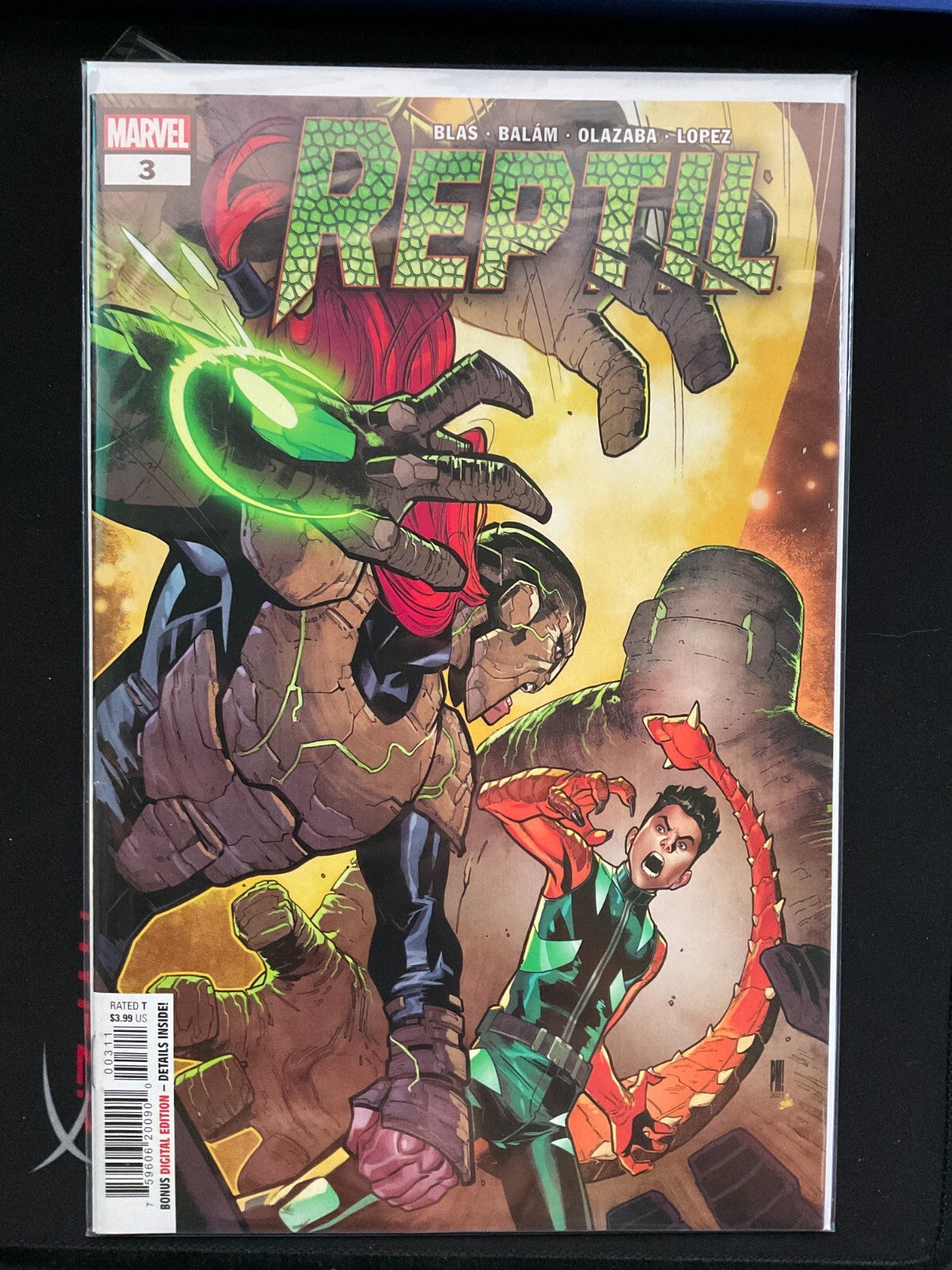 Reptil #3 Marvel Comic Book High Grade