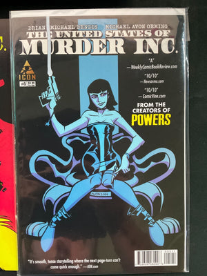 United States Of Murder Inc. #5 and #6 Lot Icon Comic