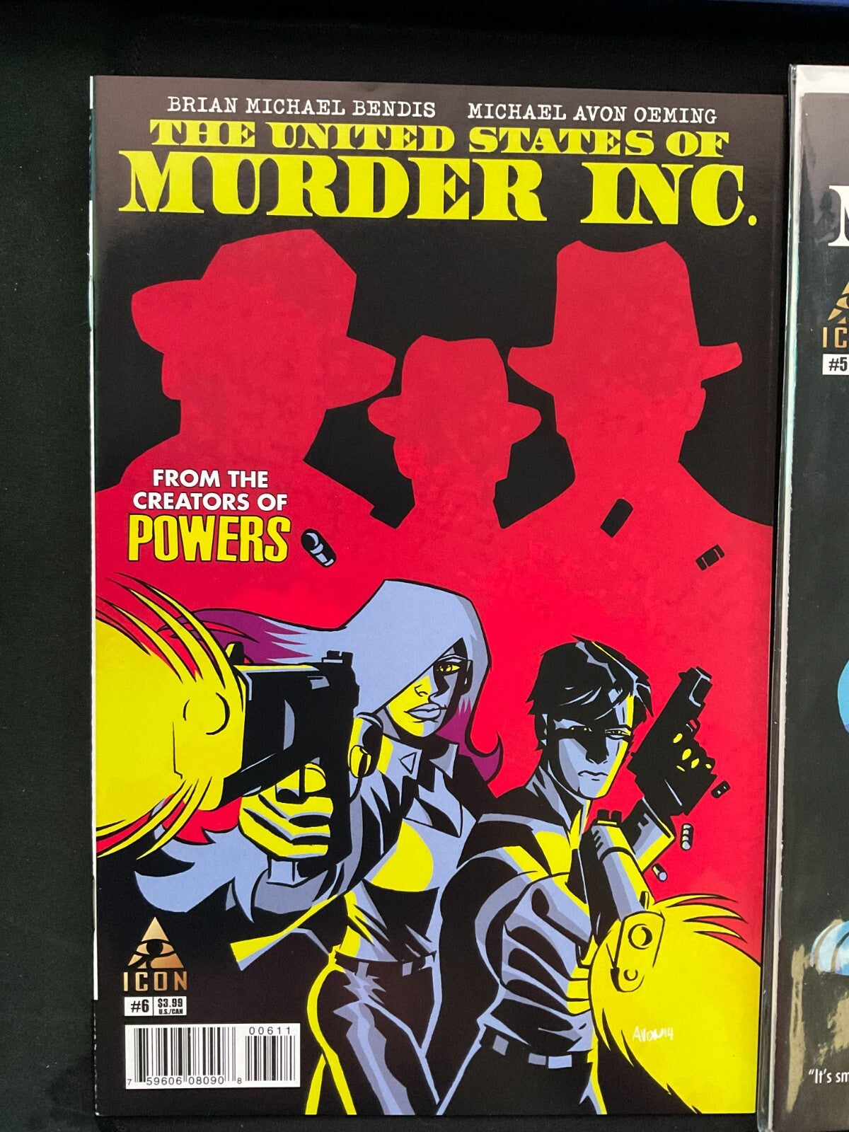 United States Of Murder Inc. #5 and #6 Lot Icon Comic