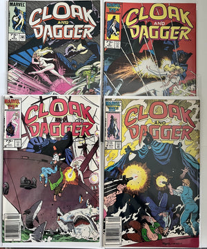 Lot of 4 Cloak and Dagger #5 6 7 8 Marvel Comics (1986-1987)