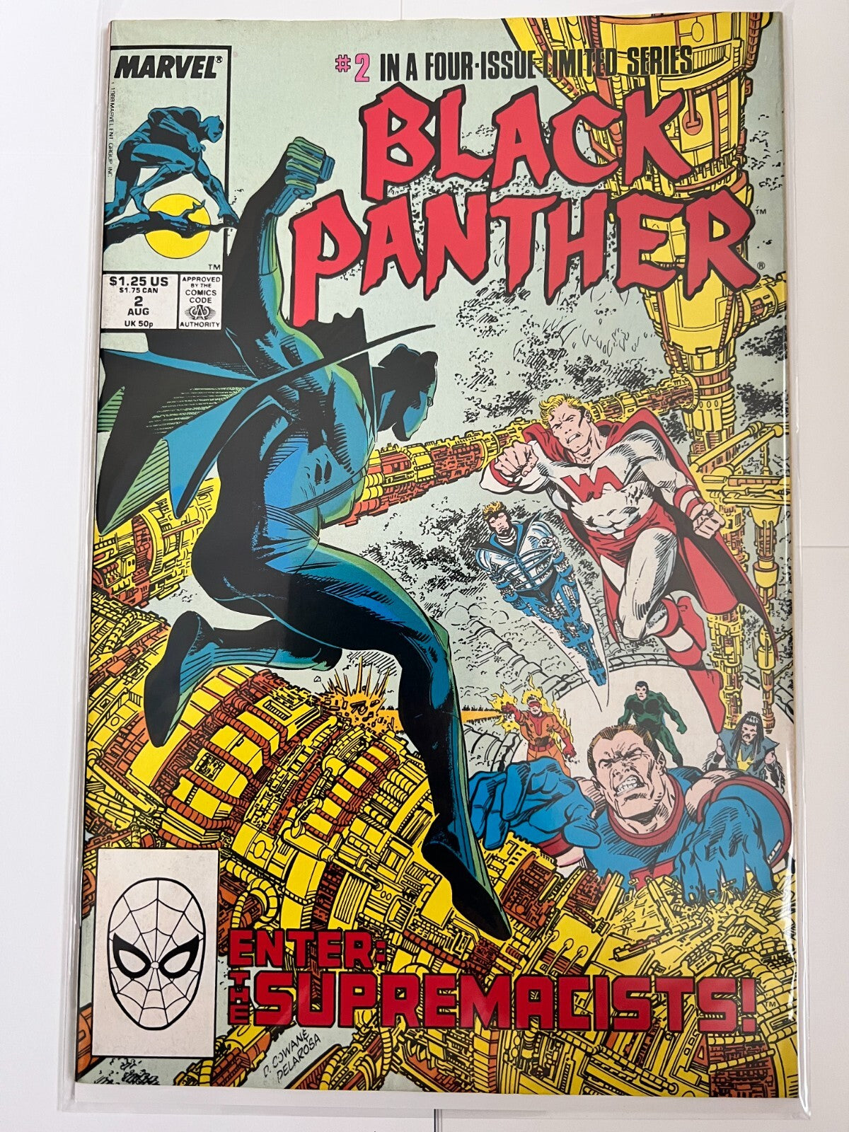 BLACK PANTHER #2-4 in a Four Issue Limited Series - 1988 MARVEL COMICS