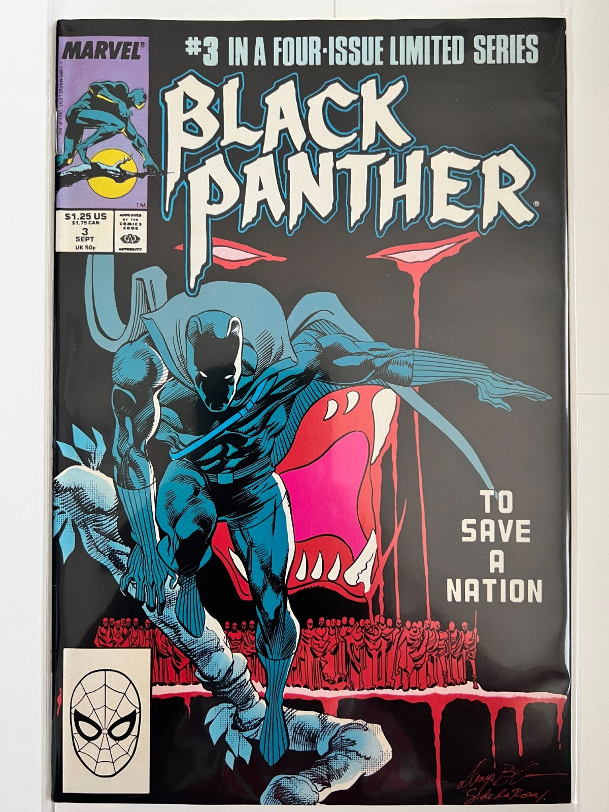 BLACK PANTHER #2-4 in a Four Issue Limited Series - 1988 MARVEL COMICS