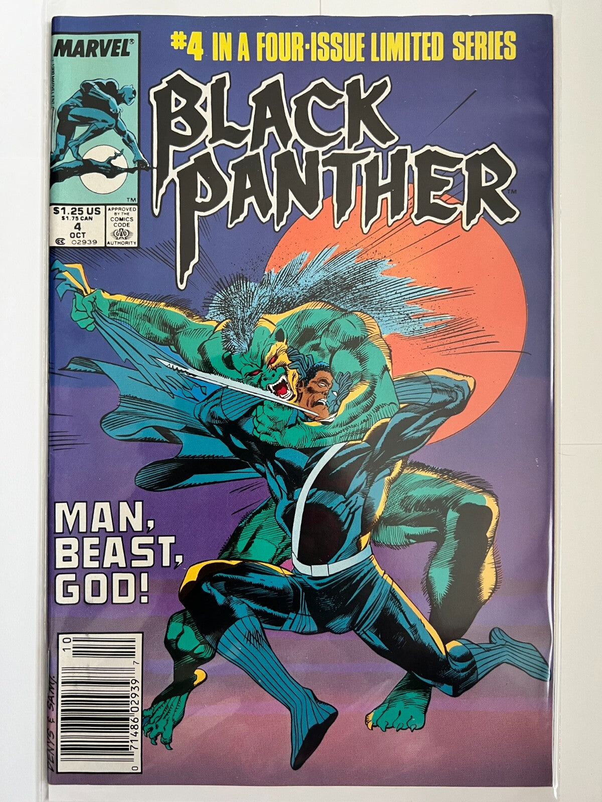 BLACK PANTHER #2-4 in a Four Issue Limited Series - 1988 MARVEL COMICS