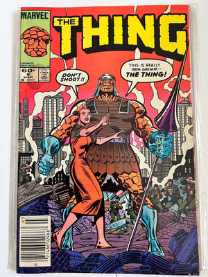 THE THING #7 and 9 (1984) BRONZE AGE MARVEL COMICS NEWSTAND VERSION