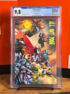 All Out Pooh #1 Izzy's Comics Exclusive Spawn 300 Homage 68/100 CGC 9.8