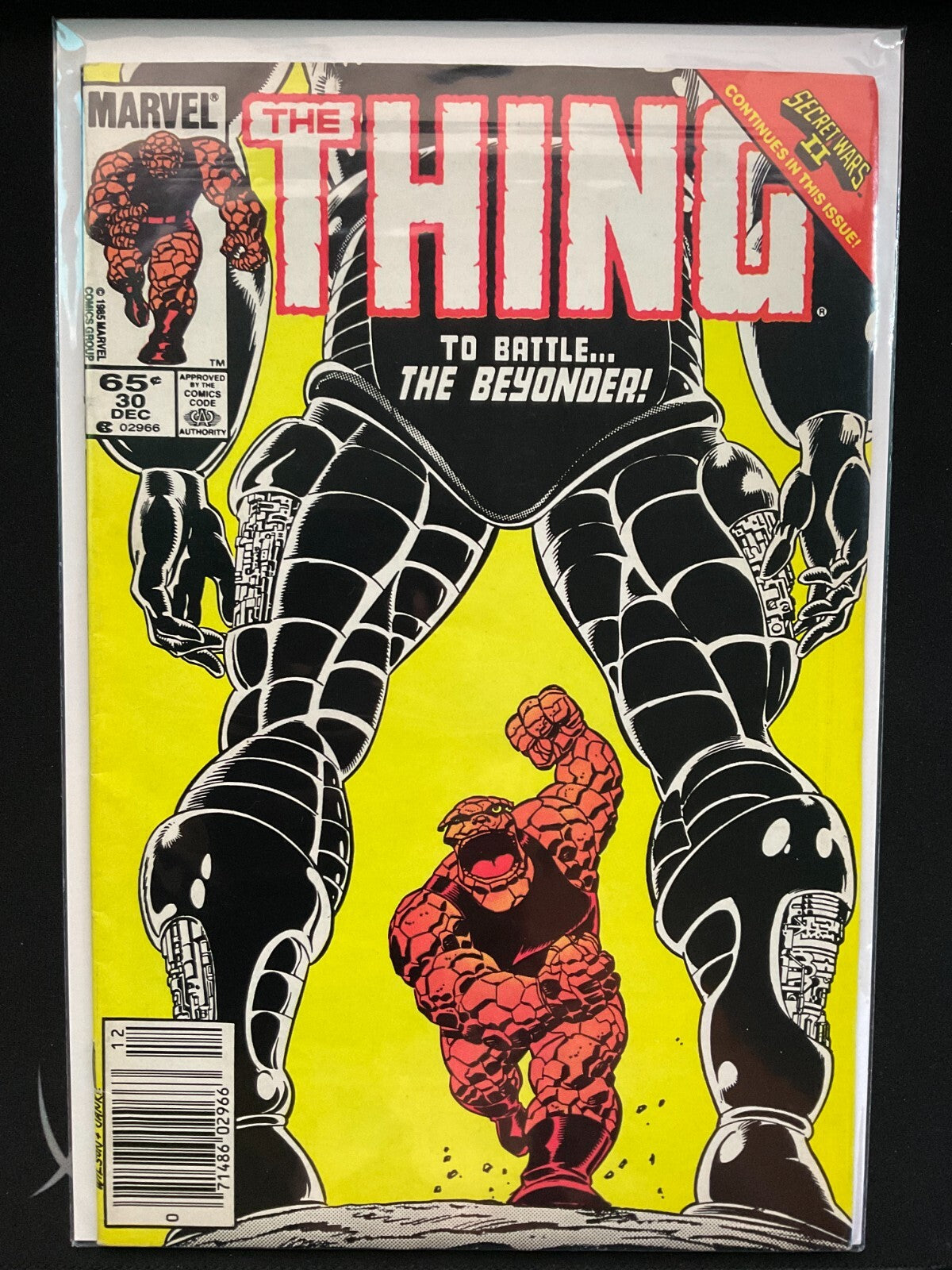 The Thing #30 To Battle... The Beyonder! Marvel Comics Dec 1985