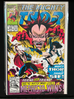 Thor #453 Marvel Comics 1992 vs. Mephisto & Sif