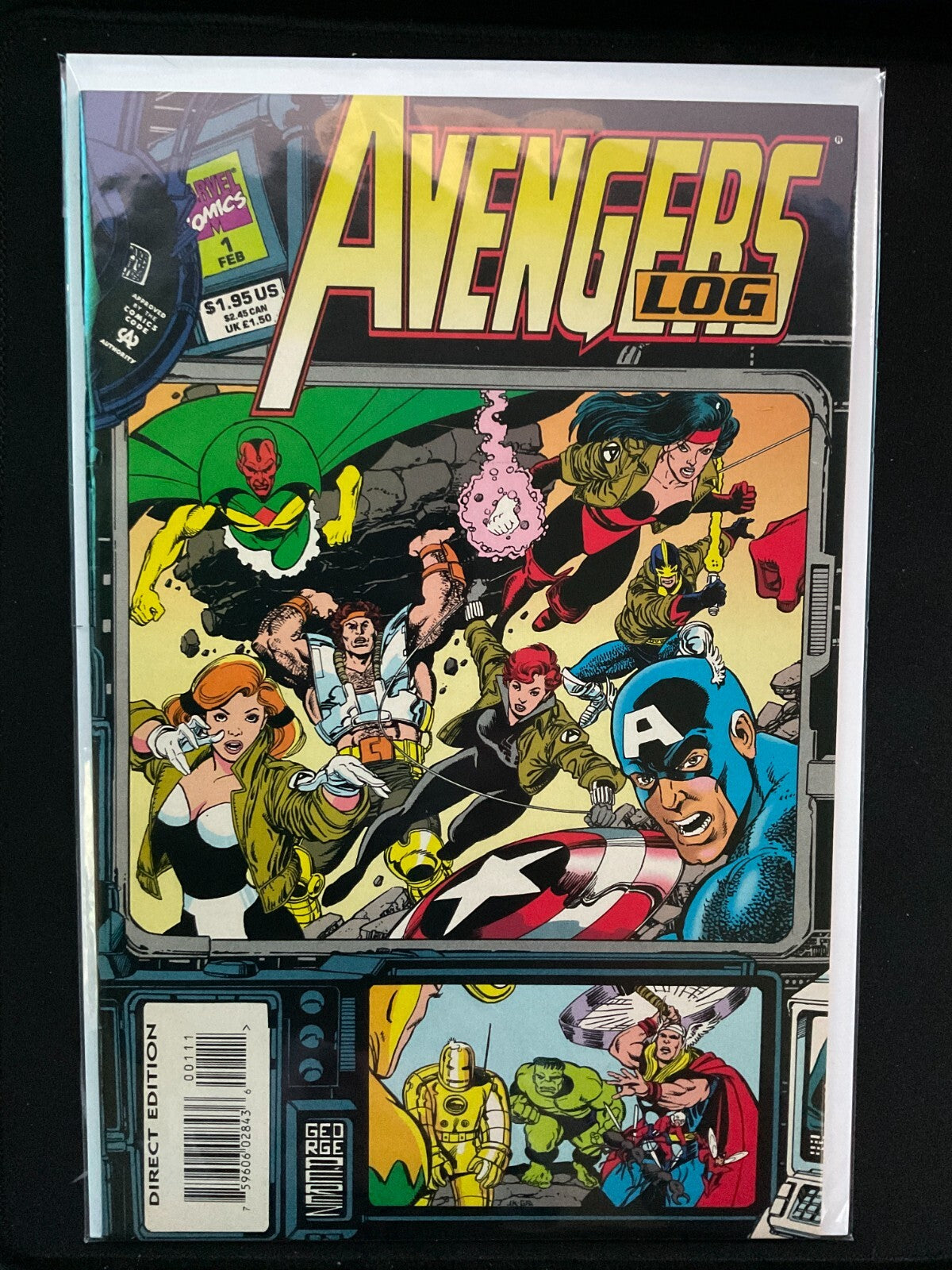 Avengers Log #1  Marvel Comics 1994