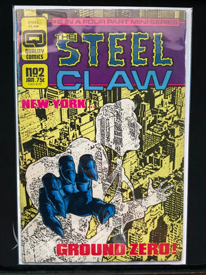 Steel Claw #2  QUALITY Comics 1987