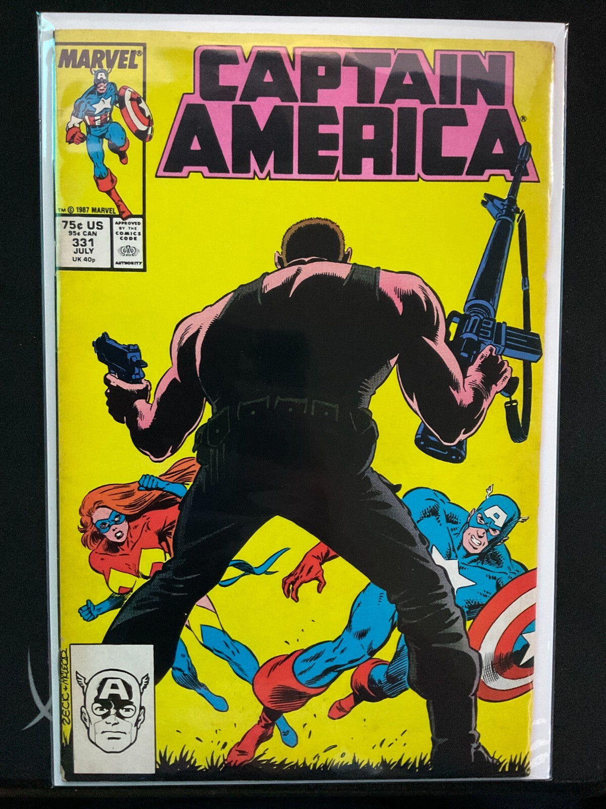 Captain America #331 (1987 Marvel) Copper Age Comic