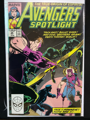Avengers Spotlight #24 (1989) Marvel Comics