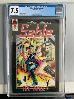 Mike Grell's Sable #7 CGC 7.5 First Comics