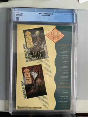 Mike Grell's Sable #7 CGC 7.5 First Comics