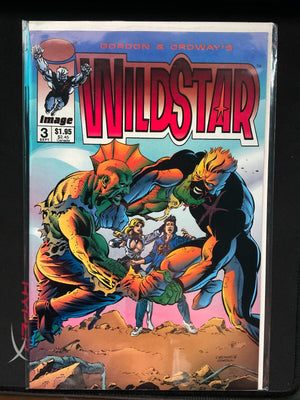Wildstar #3 Image Comics 1993 vs. Savage Dragon