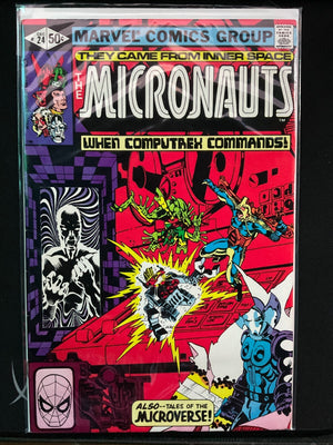 Marvel Comics Micronauts #24 Vol. 1 1979 Bagged & Boarded