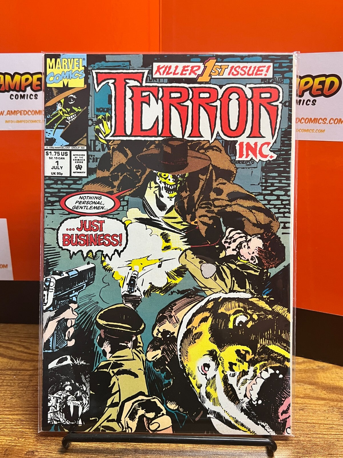 TERROR INC. #1 KILLER ASSASSIN - 1ST APPEARANCE 1992 MARVEL COMICS