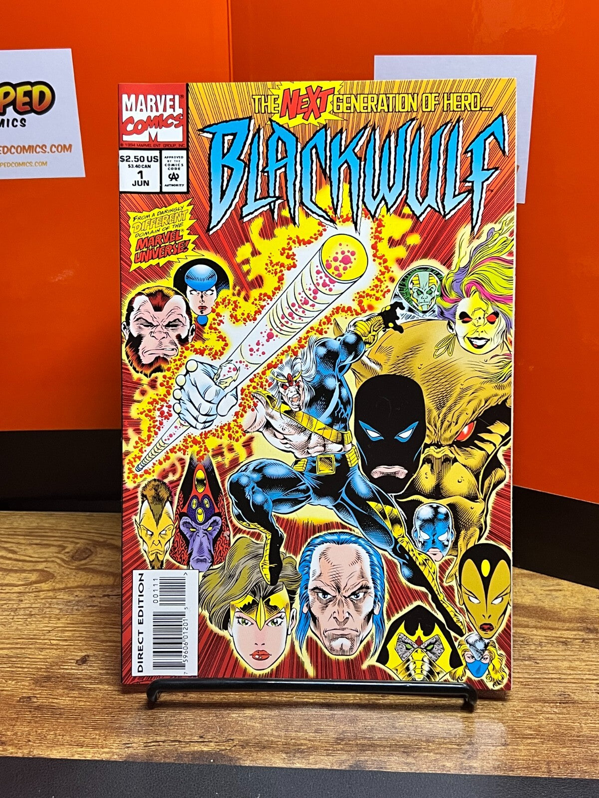 LOT OF 8 BLACKWULF #1-8 MARVEL COMICS