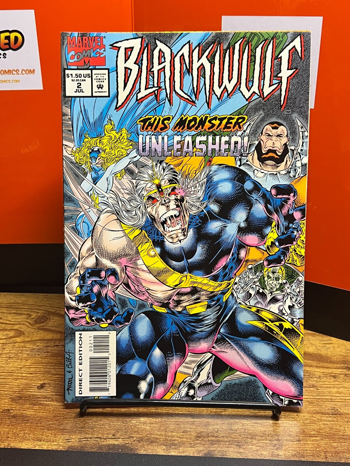 LOT OF 8 BLACKWULF #1-8 MARVEL COMICS
