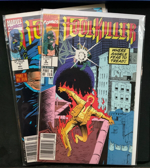 Foolkiller #6 & 7 Comic Lot Marvel 1991 Steve Gerber JJ Birch BAGGED BOARDED
