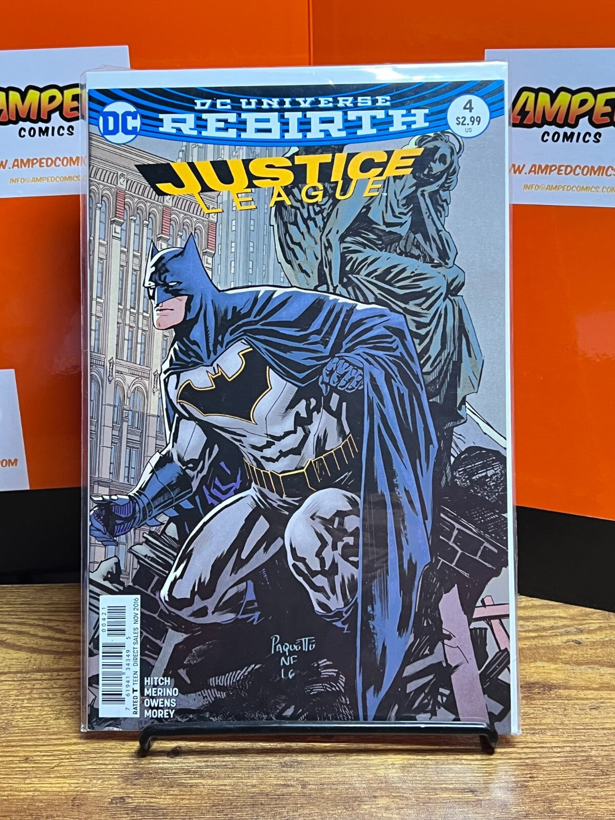 Justice League #4 DC Universe Rebirth (2016) DC Comics