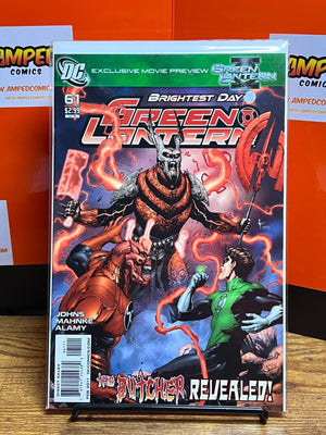 GREEN LANTERN #61 and 62 BRIGHTEST DAY 2 COMIC BOOKS!  DC Comics