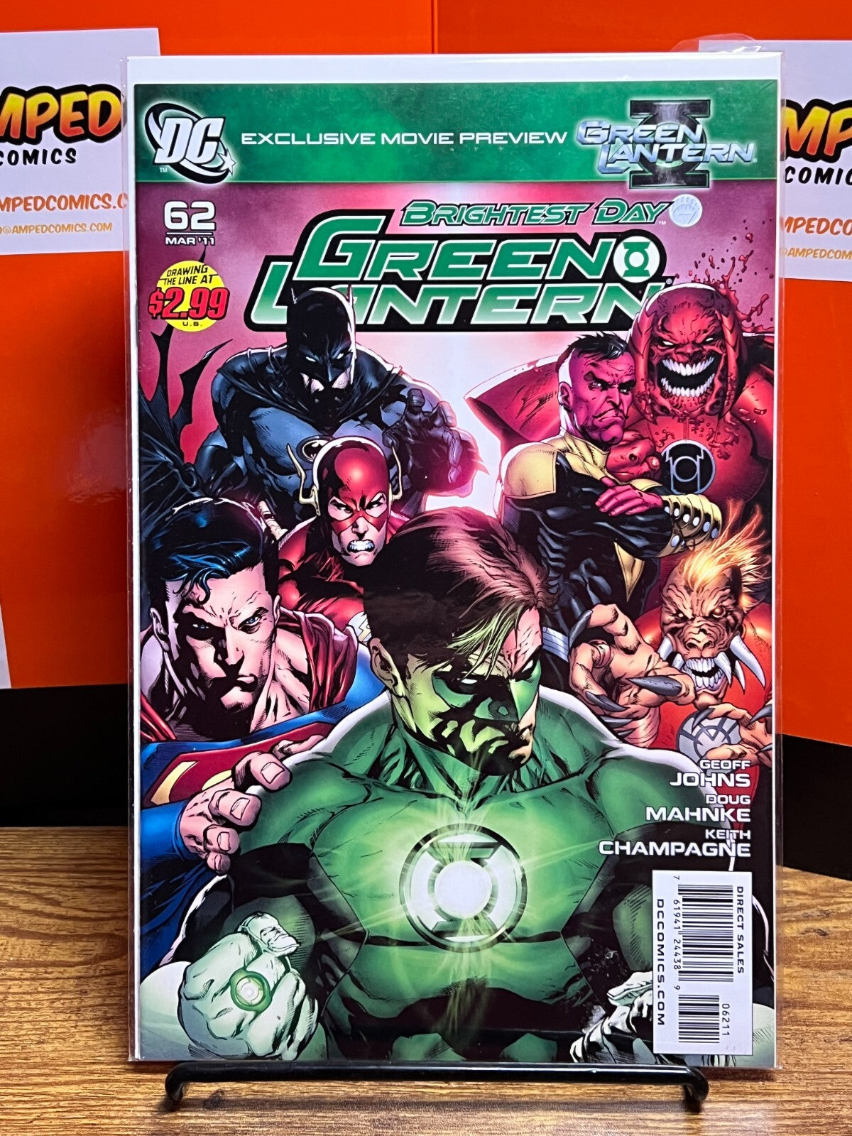 GREEN LANTERN #61 and 62 BRIGHTEST DAY 2 COMIC BOOKS!  DC Comics