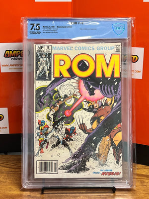 ROM #18 CBCS 7.5 Marvel Comics (1981)