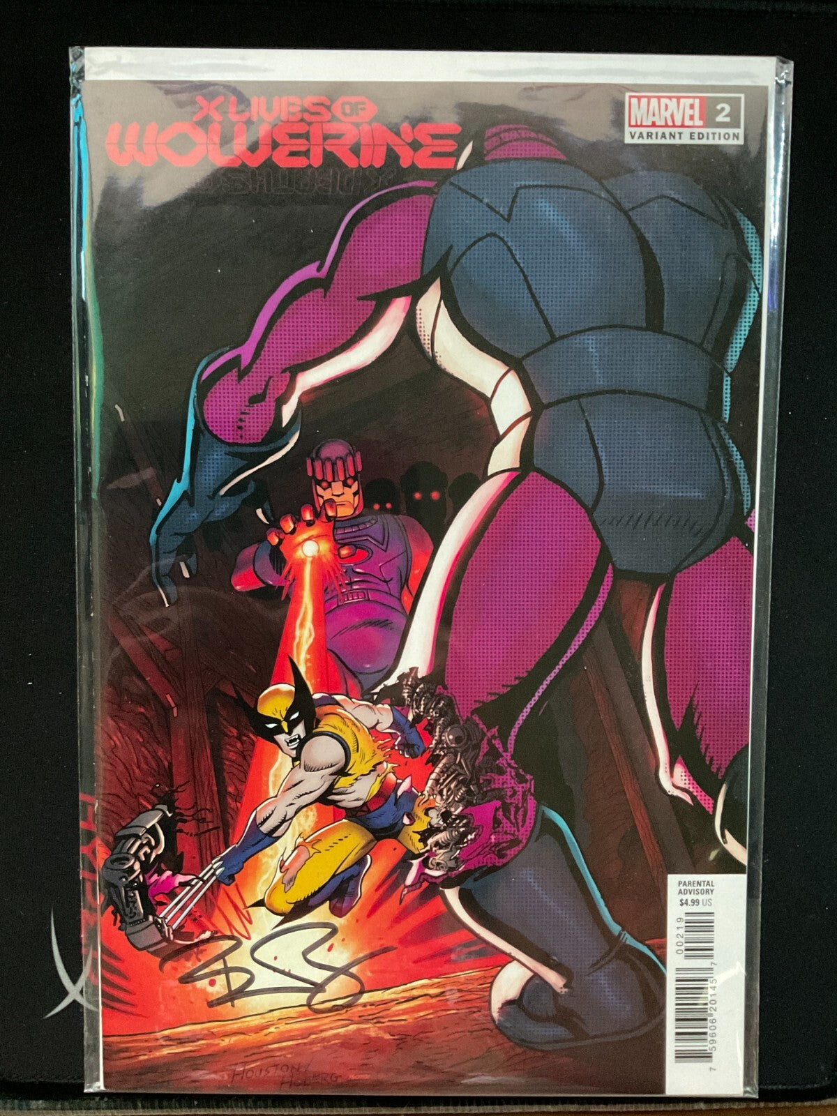 X Lives of Wolverine #2F Houston 1:25 Variant Signed Benjamin Percy w/ COA!