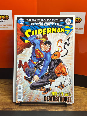 DC Comics Superman (2017) #31 Rebirth vs Deathstroke