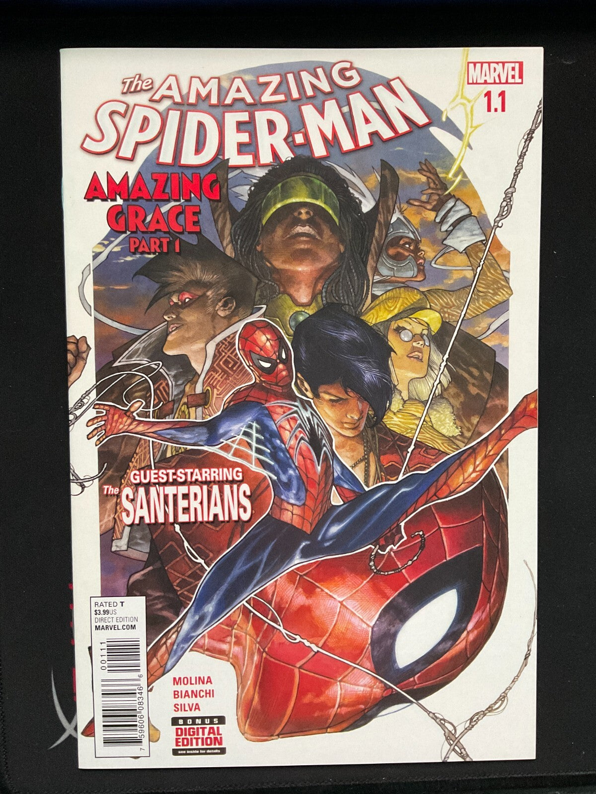 Amazing Spider-Man (2015 Vol. 4) #1.1 comic featuring The Santerians!