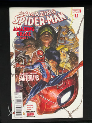 Amazing Spider-Man (2015 Vol. 4) #1.1 comic featuring The Santerians!